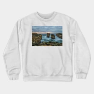 The Island Archway in the Loch Ard Gorge region, Port Campbell National Park, Victoria, Australia. Crewneck Sweatshirt